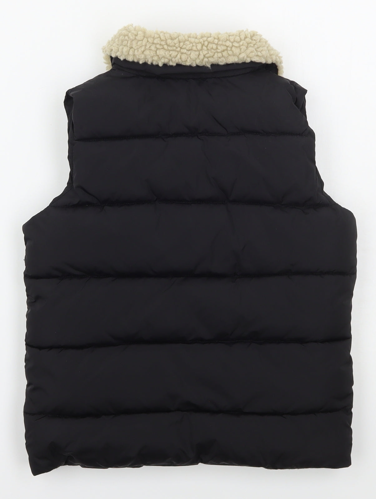 NEXT Girls Black   Gilet Coat Size 5-6 Years  Zip