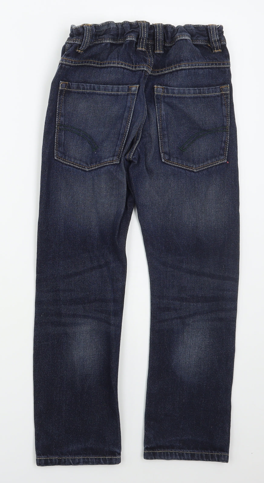 NEXT Boys Blue  Cotton Straight Jeans Size 8 Years  Regular Button