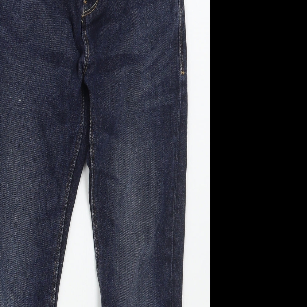 NEXT Boys Blue  Cotton Straight Jeans Size 8 Years  Regular Button