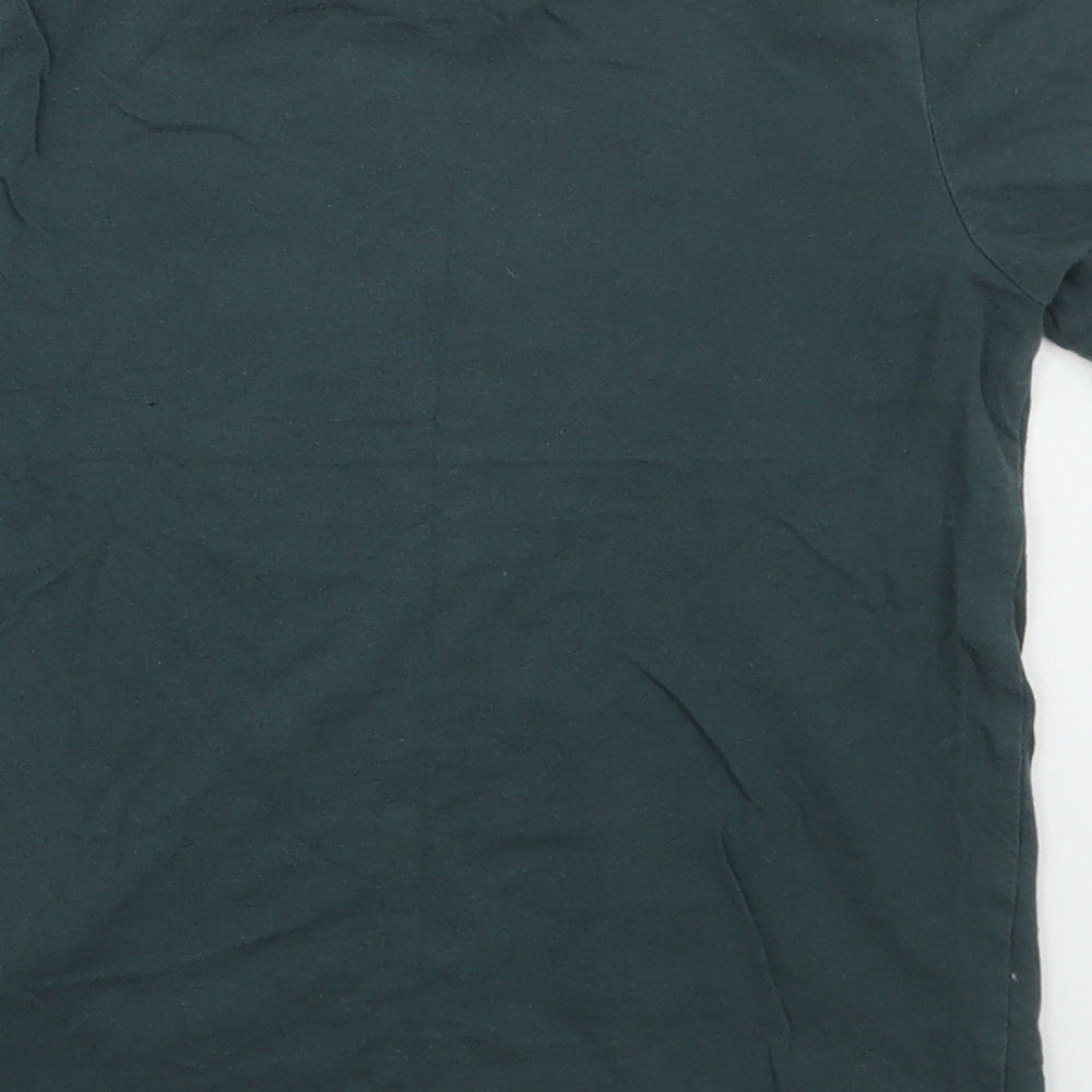 Converse Boys Grey  Cotton Basic T-Shirt Size 7 Years Crew Neck Pullover - Sneaker