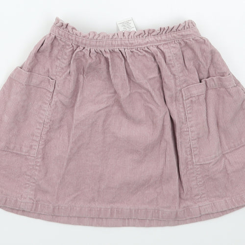 NEXT Girls Pink  Cotton Skater Skirt Size 4-5 Years  Regular