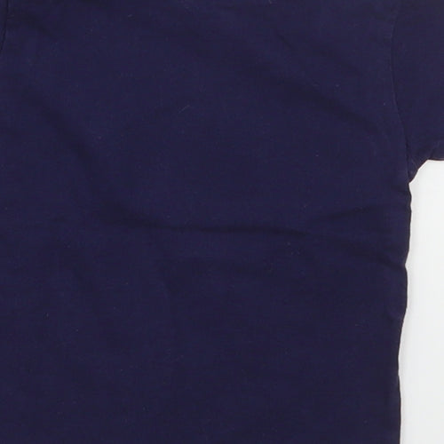 Nutmeg Girls Blue  Cotton Basic T-Shirt Size 6-9 Months Crew Neck Pullover - Always Look on The Bright Side of Life
