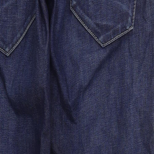 JACK & JONES Mens Blue  Cotton Straight Jeans Size 30 L30 in Regular Button