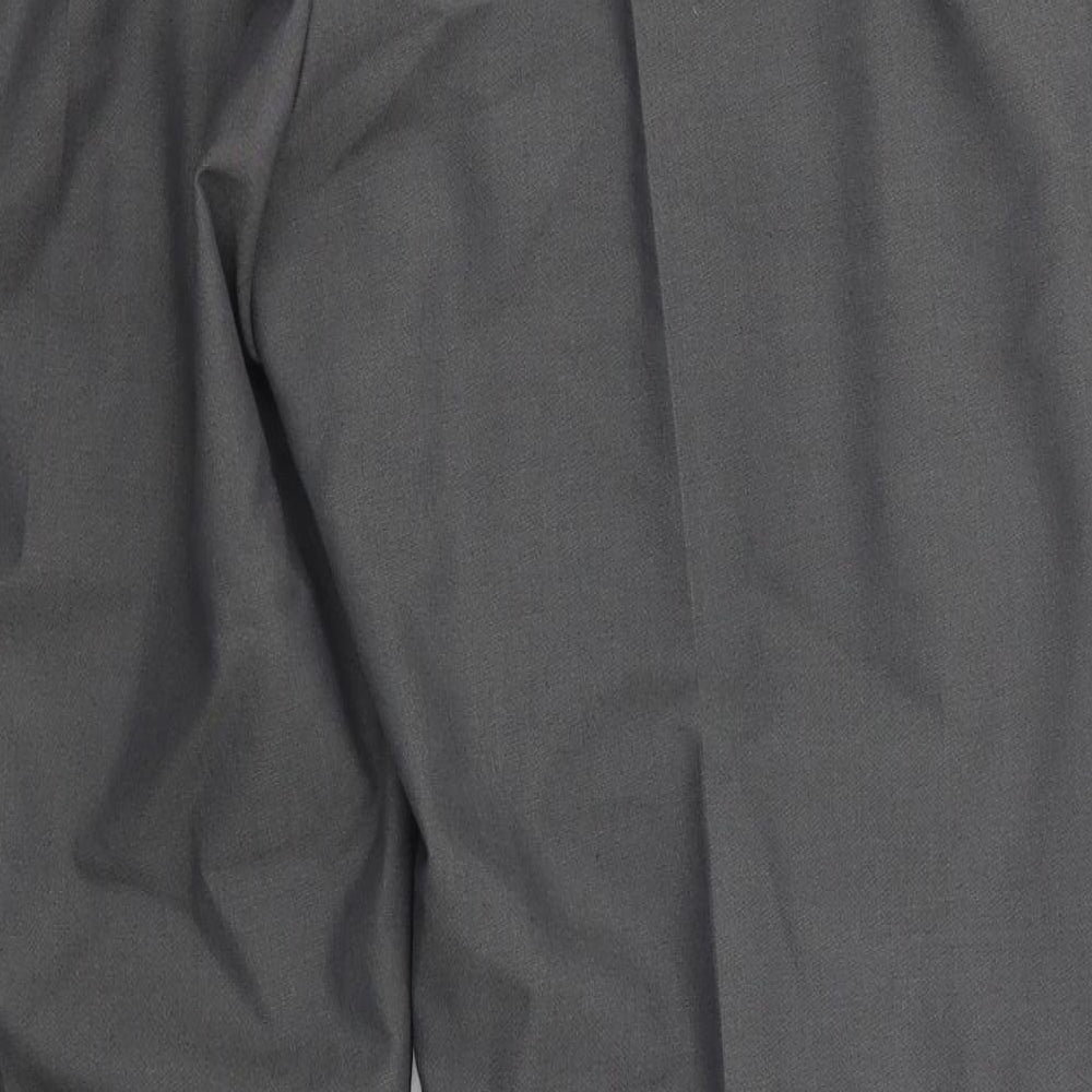Burton Mens Grey  Polyester Trousers  Size 44 L30 in Slim Hook & Eye