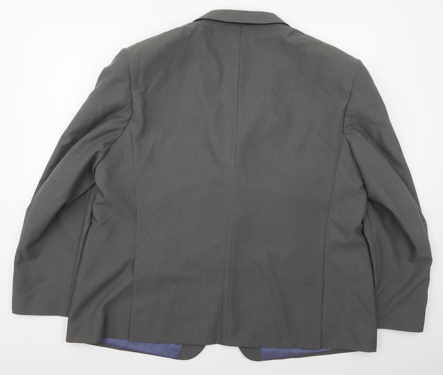 Burton Mens Grey  Polyester Jacket Suit Jacket Size 52