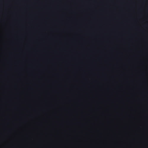 Rob Womens Blue  Viscose Basic Blouse Size 12 V-Neck