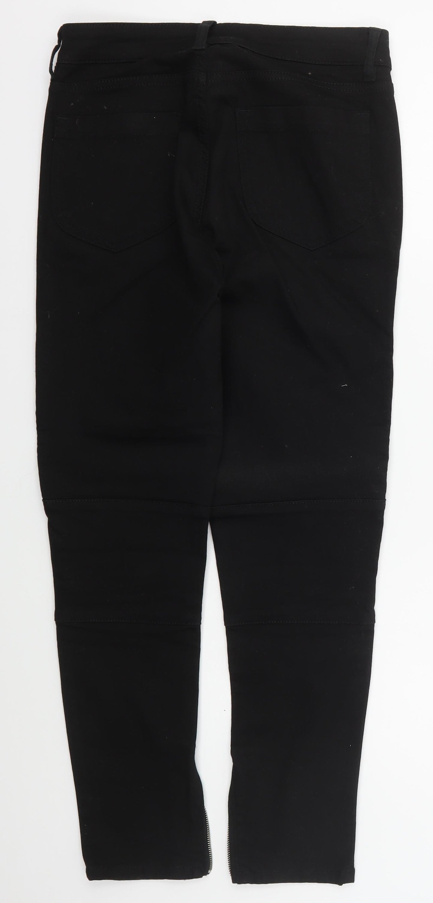 Reiss Womens Black  Cotton Skinny Jeans Size 29 in L26 in Regular Button