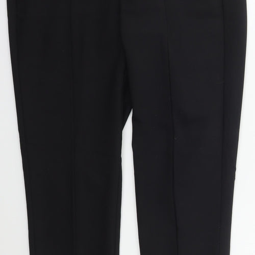 Inwear Womens Black  Cotton Trousers  Size 12 L25 in Regular Hook & Eye