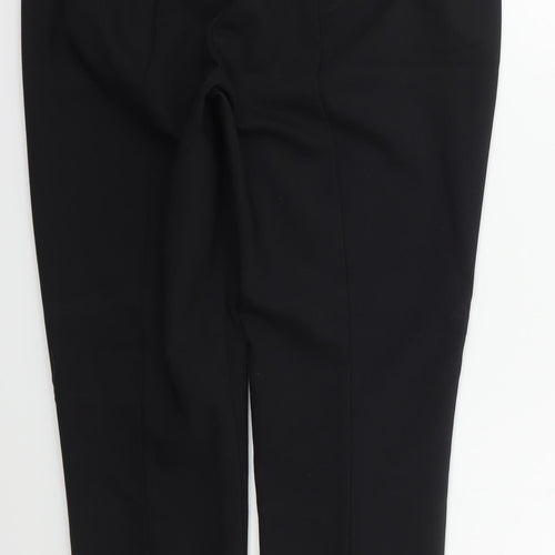 Inwear Womens Black  Cotton Trousers  Size 12 L25 in Regular Hook & Eye