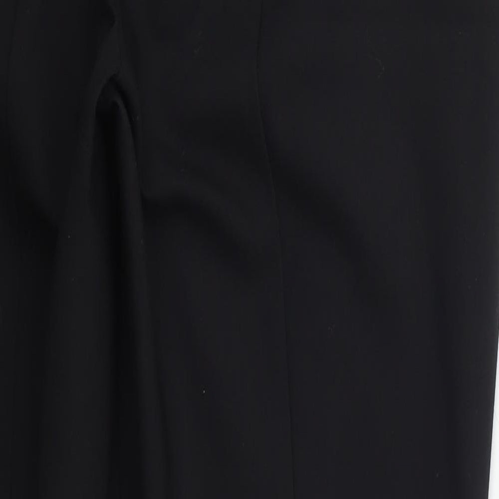Inwear Womens Black  Cotton Trousers  Size 12 L25 in Regular Hook & Eye