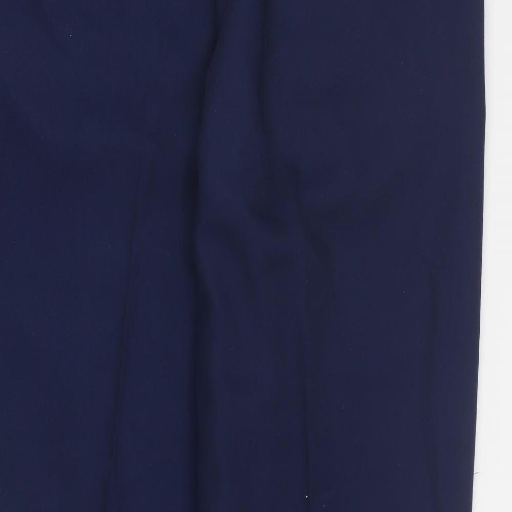 Slazenger Mens Blue  Polyester Carpenter Trousers Size 36 in L31 in Regular Zip