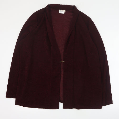 Kim & Co Womens Red   Jacket Blazer Size 3XL  Magnetic