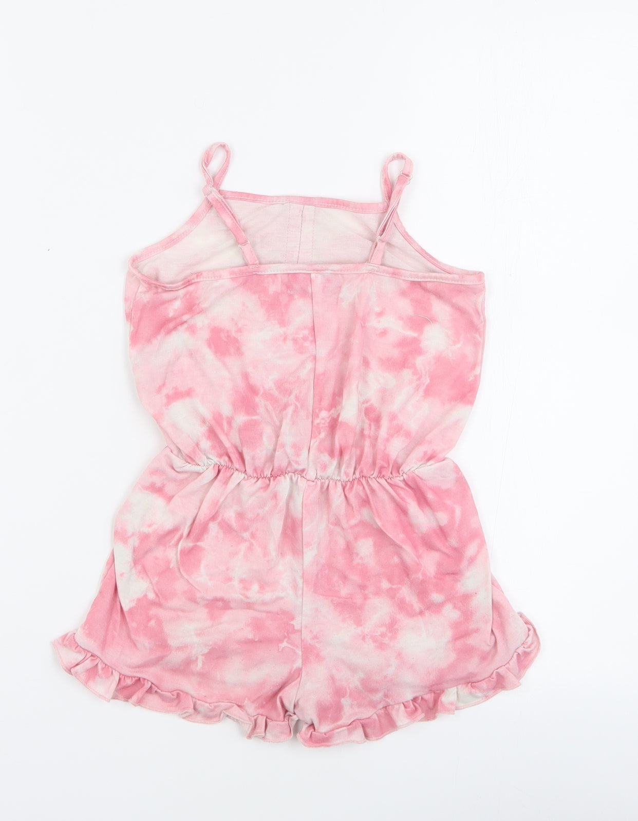 Matalan Girls Pink  Polyester Playsuit One-Piece Size 5 Years  Pullover - Tie-dye