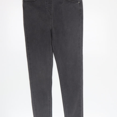 Matalan Girls Black  Cotton Jegging Trousers Size 10 Years  Regular Pullover