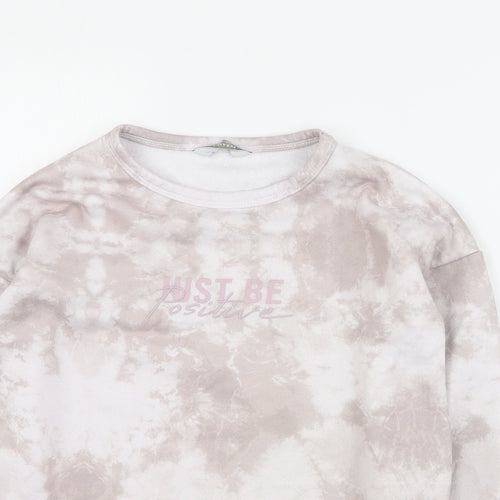 Primark Girls Pink  Polyester Pullover Sweatshirt Size 9-10 Years  Pullover - Slogan
