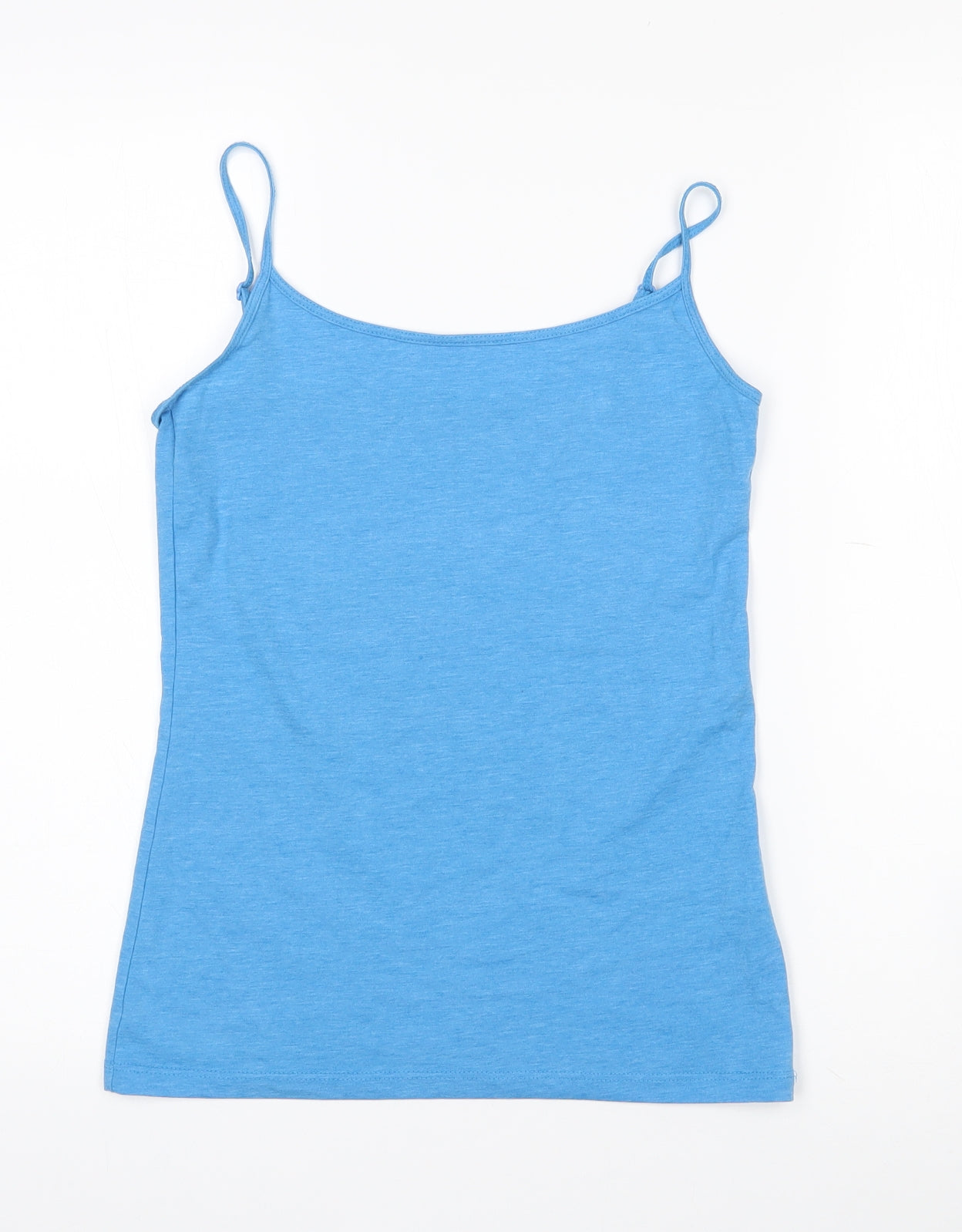 Atmosphere Womens Blue  Polyester Camisole Tank Size 10 Boat Neck