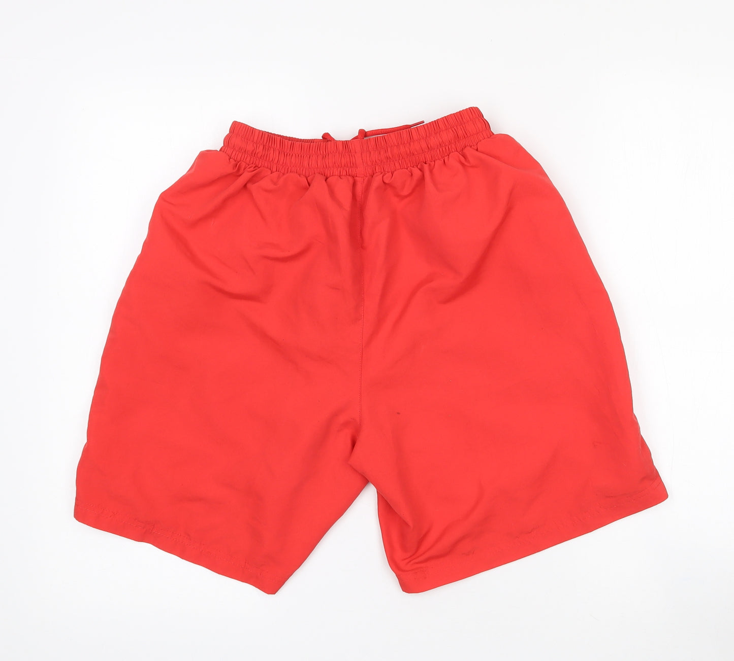 Slazenger Mens Red  Polyester Sweat Shorts Size S L7 in Regular  - Mesh lining