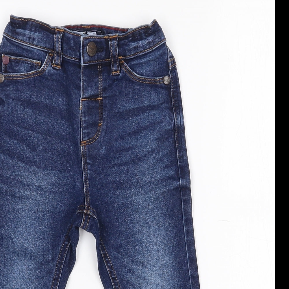 NEXT Baby Blue  Cotton Capri Jeans Size 12-18 Months