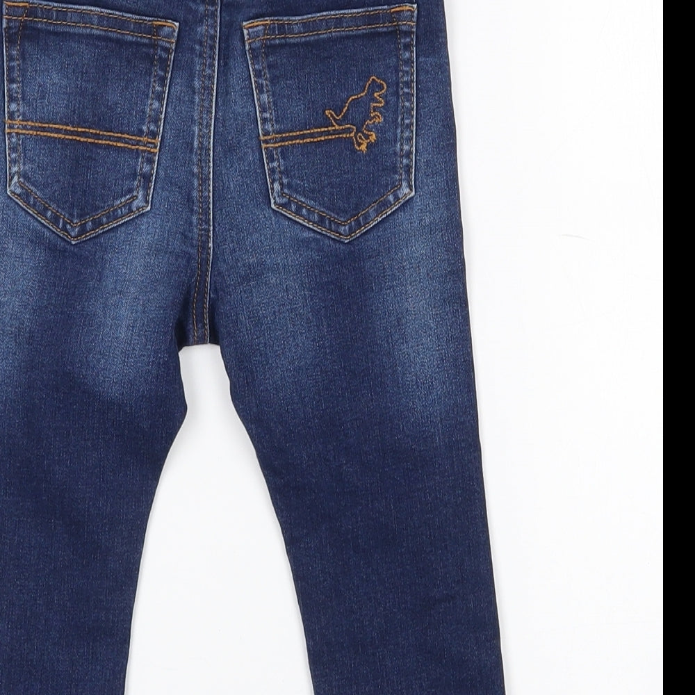 NEXT Baby Blue  Cotton Capri Jeans Size 12-18 Months