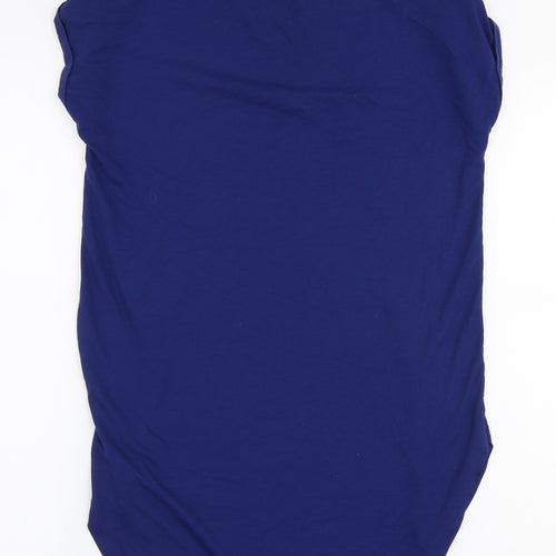 Primark Womens Blue  Polyester Jersey T-Shirt Size XS Round Neck - Paris