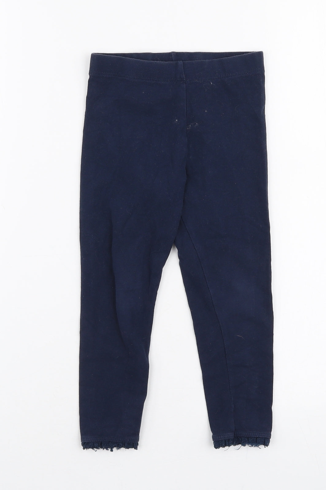 NEXT Girls Blue  Cotton Jogger Trousers Size 4-5 Years  Slim Pullover