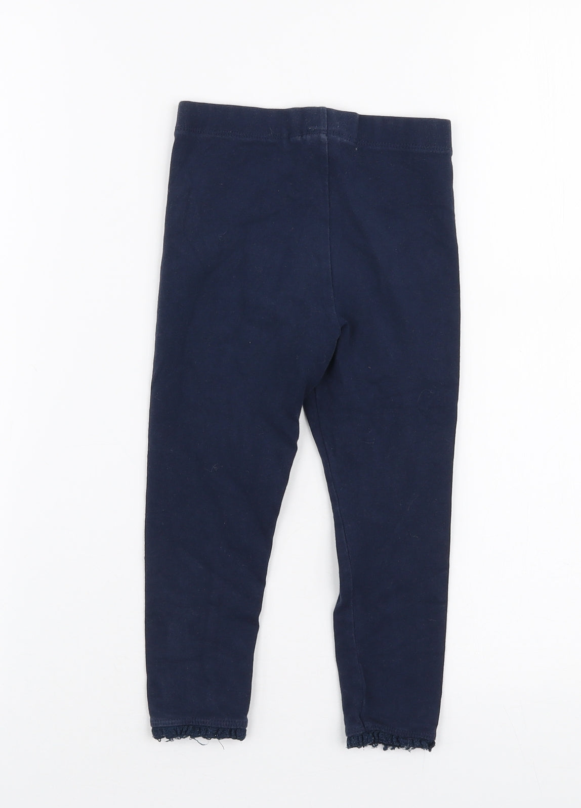 NEXT Girls Blue  Cotton Jogger Trousers Size 4-5 Years  Slim Pullover