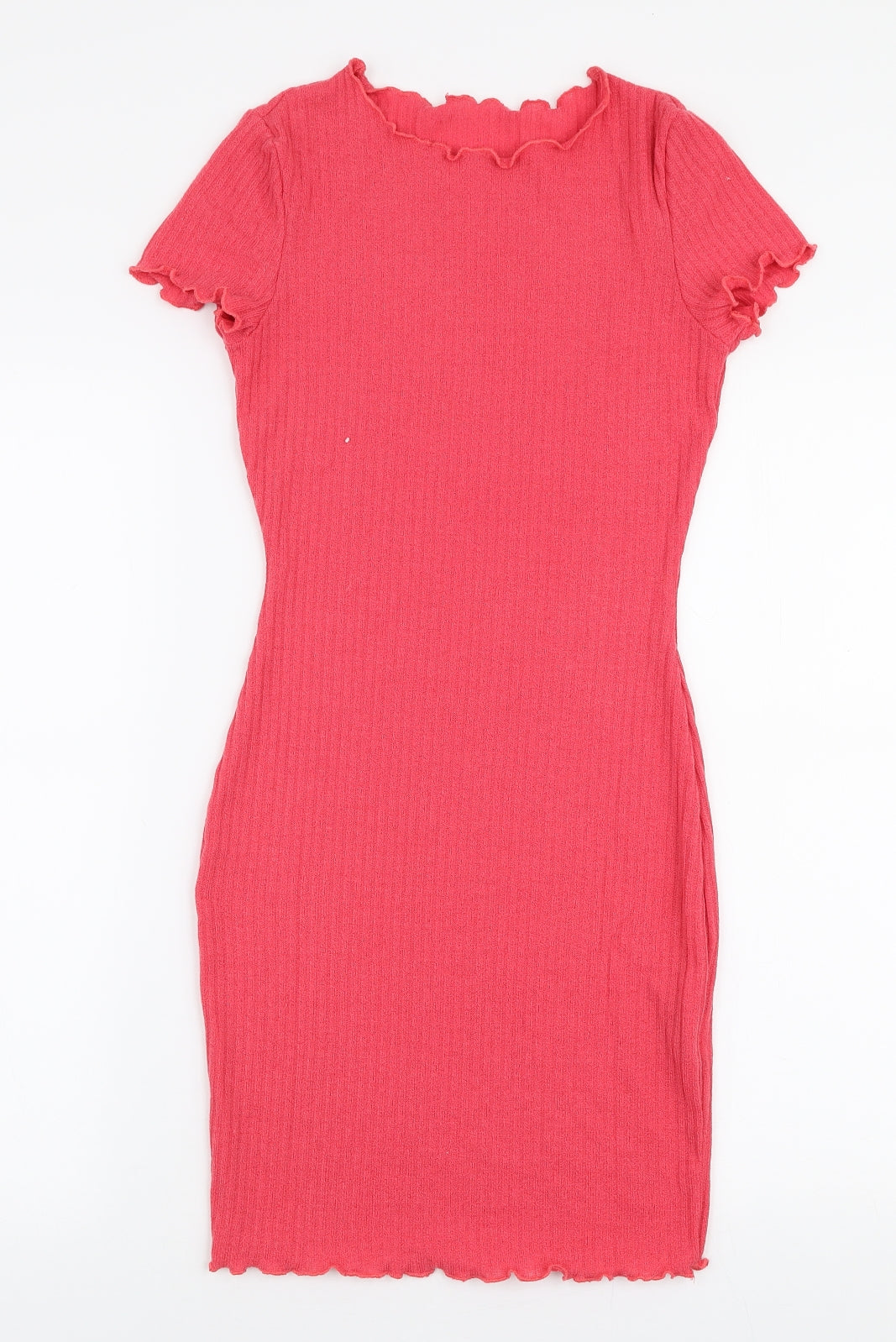 SheIn Womens Pink  Polyester Bodycon  Size XS  Round Neck Pullover