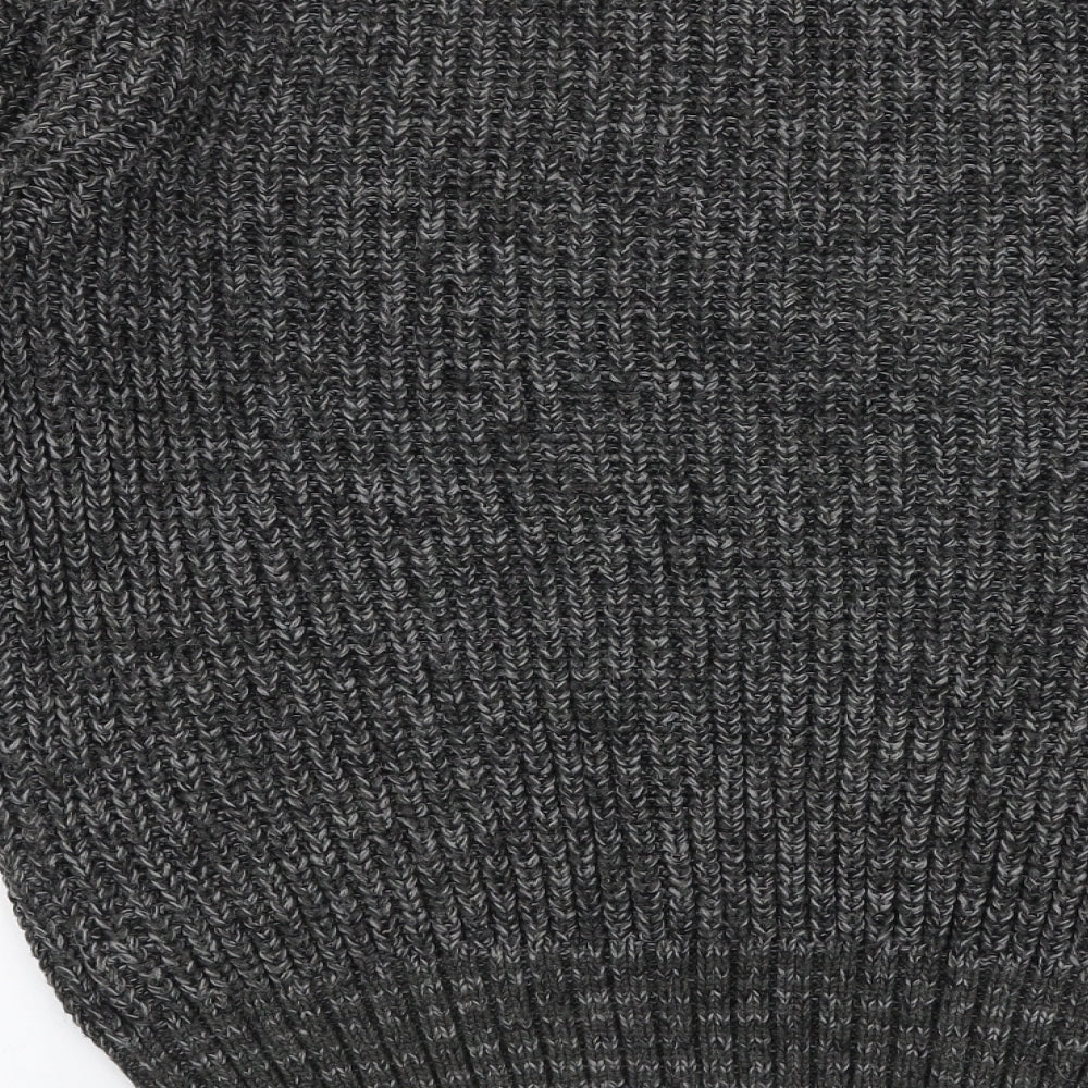 Dissident Mens Grey Round Neck  Polyester Pullover Jumper Size M