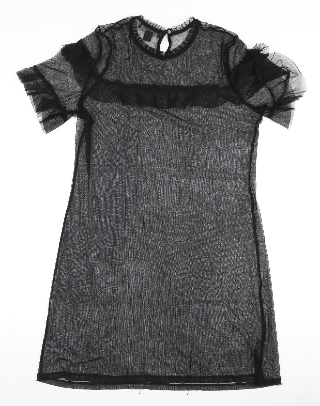 Atmosphere Womens Black  Polyester A-Line  Size 14  Round Neck Pullover