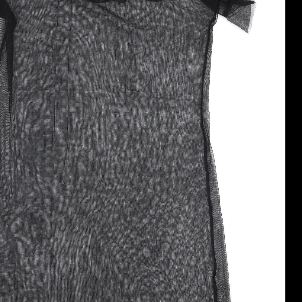 Atmosphere Womens Black  Polyester A-Line  Size 14  Round Neck Pullover
