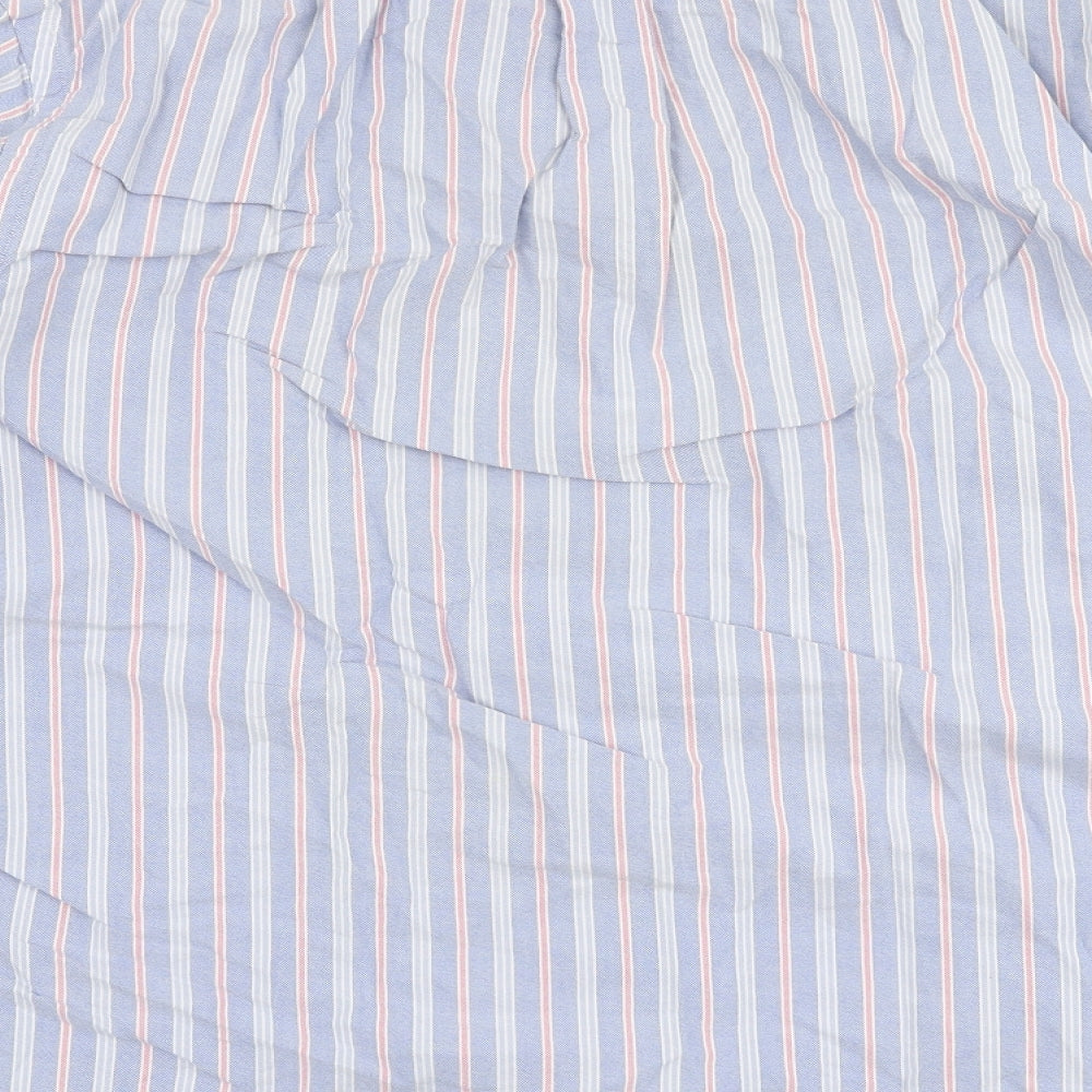 Ralph Lauren Mens Multicoloured Striped Cotton  Button-Up Size L Collared Button