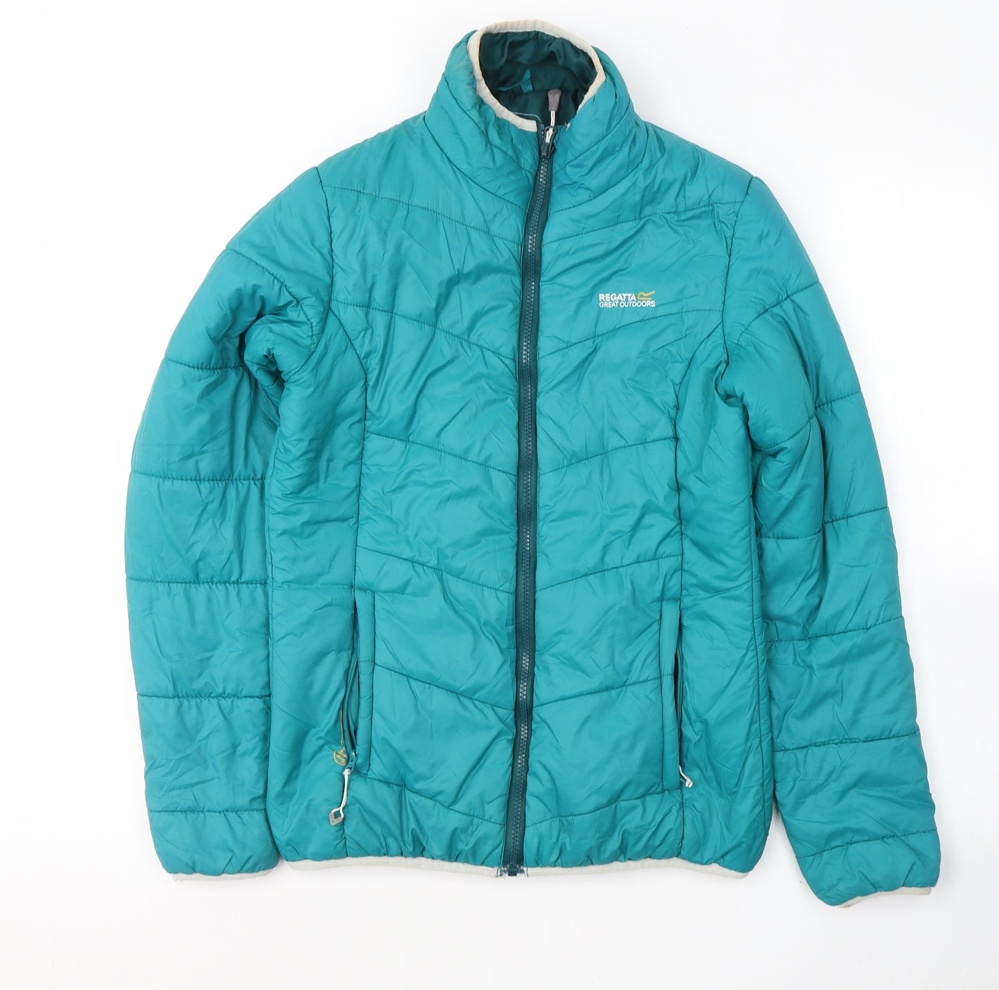 Regatta Womens Blue   Puffer Jacket Coat Size 10  Zip