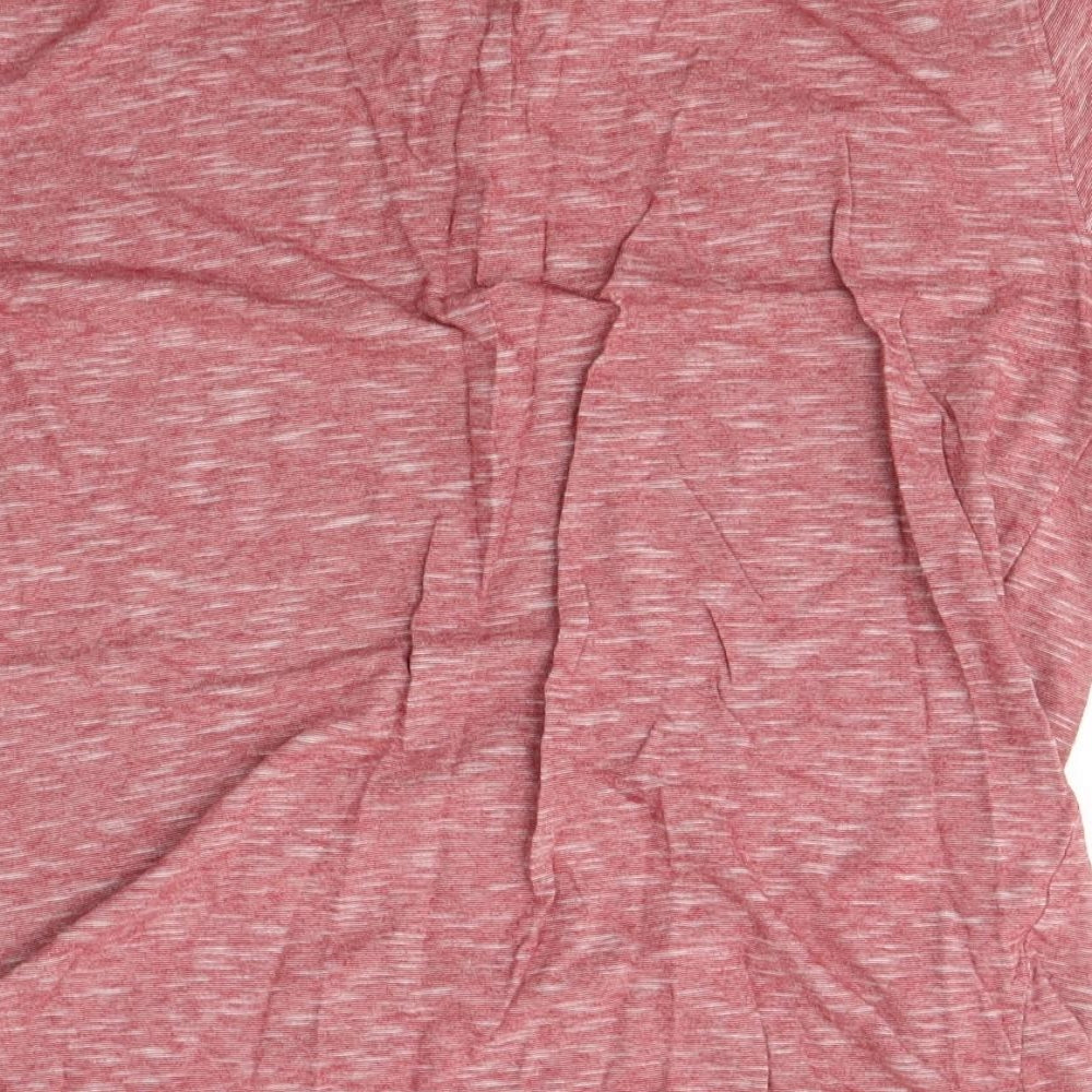 Dunnes Stores Mens Red  Cotton  Polo Size M Collared Pullover