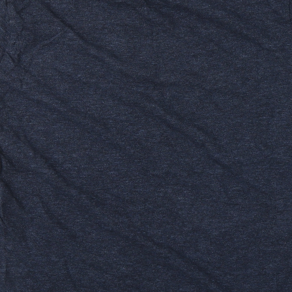 Dunnes Stores Mens Blue  Cotton  T-Shirt Size M Round Neck  - New Orleans