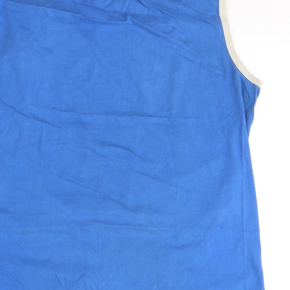 Adriani Mens Blue  Cotton  T-Shirt Size M Round Neck  - gran canaria