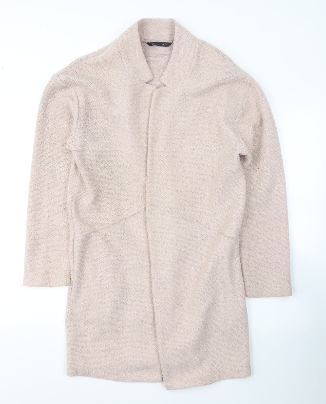 Marks and Spencer Womens Pink   Kimono Coatigan Size 8