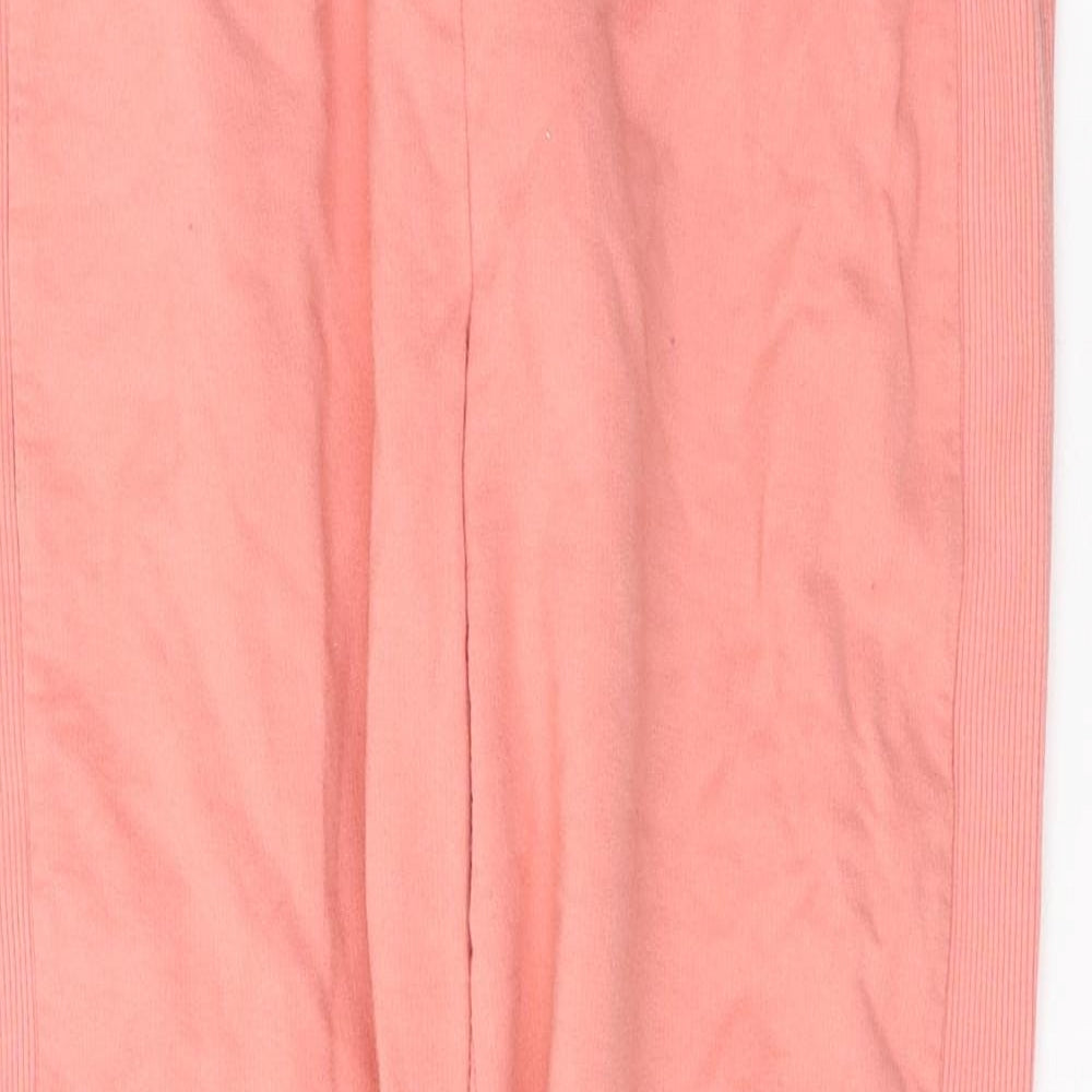Primark Womens Pink  Cotton Sweatpants Trousers Size 6 L26 in Regular Pullover
