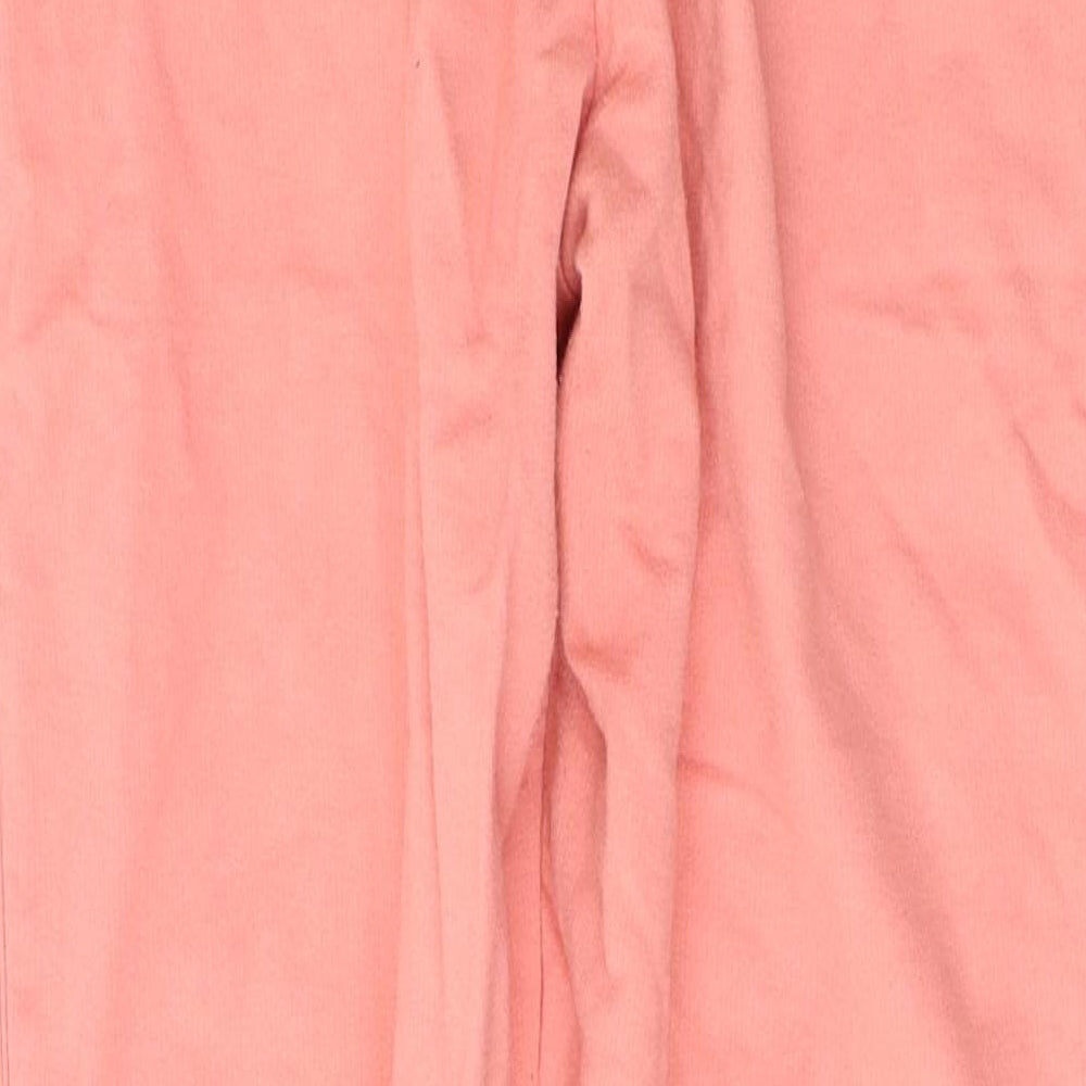 Primark Womens Pink  Cotton Sweatpants Trousers Size 6 L26 in Regular Pullover