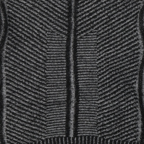 Marks and Spencer Womens Black V-Neck  Acrylic Cardigan Jumper Size 14