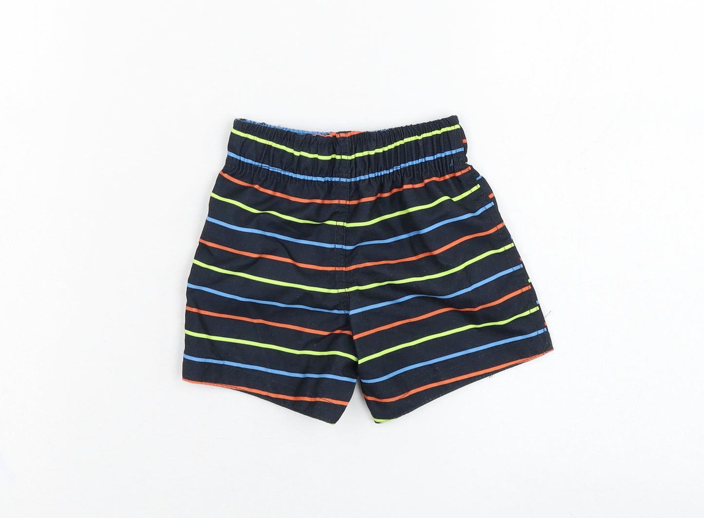 Primark Boys Black Striped Polyester Sweatpants Trousers Size 9-12 Months  Pullover - Swimwear