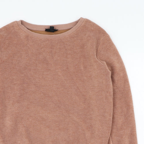 Topshop Womens Brown  Viscose Pullover Sweatshirt Size 8  Pullover