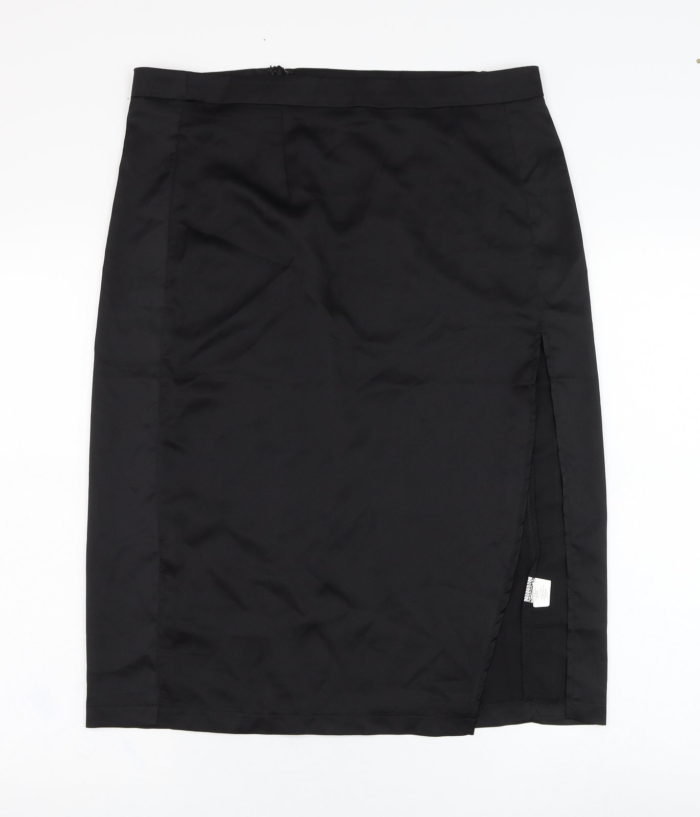 I SAW IT FIRST Womens Black  Polyester Straight & Pencil Skirt Size 16   Zip