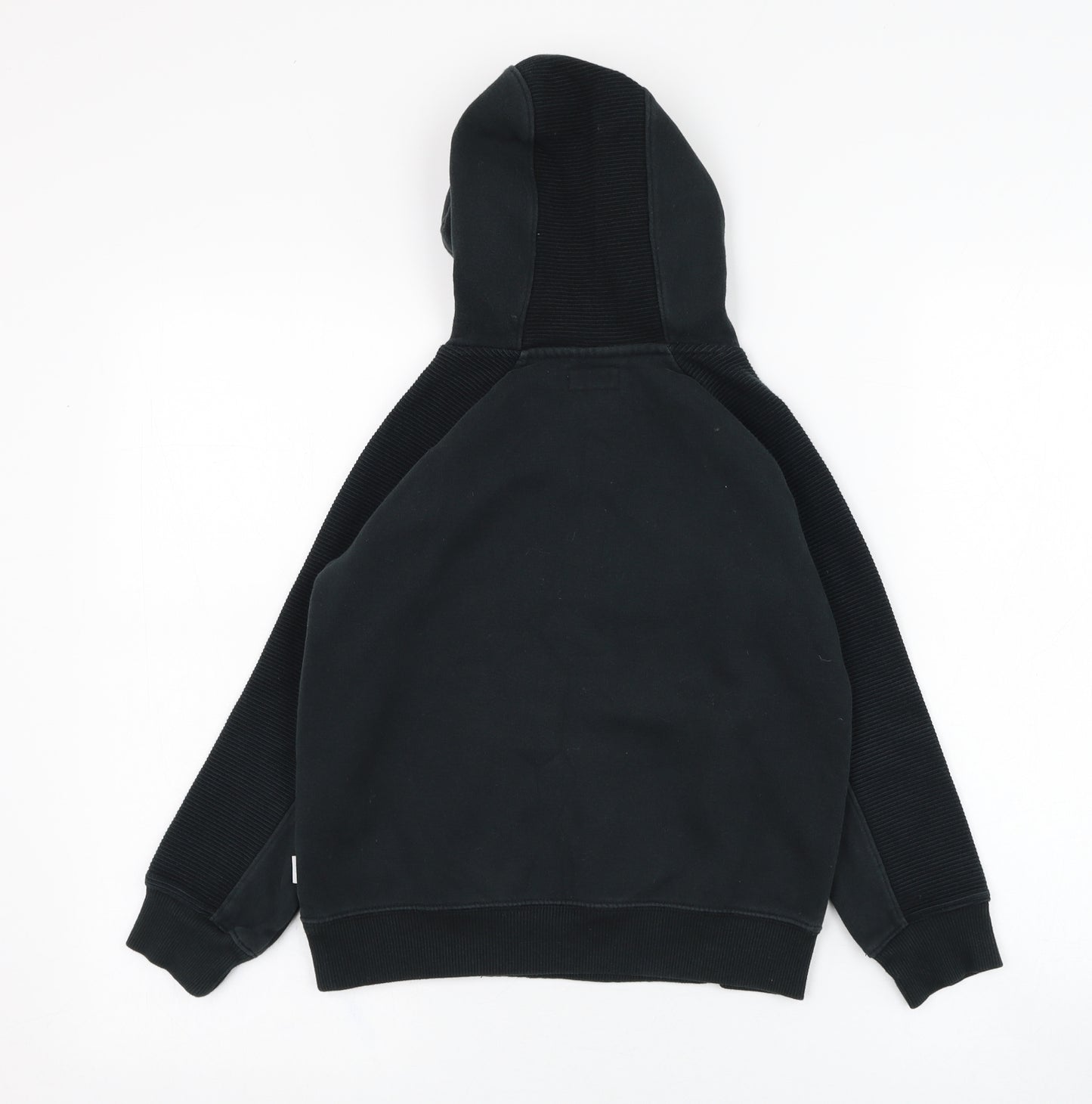 Converse Boys Black  Cotton Pullover Hoodie Size 6-7 Years  Pullover