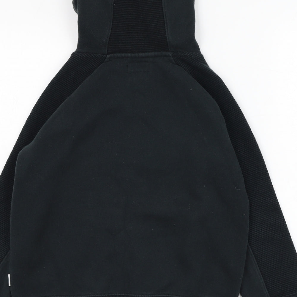 Converse Boys Black  Cotton Pullover Hoodie Size 6-7 Years  Pullover