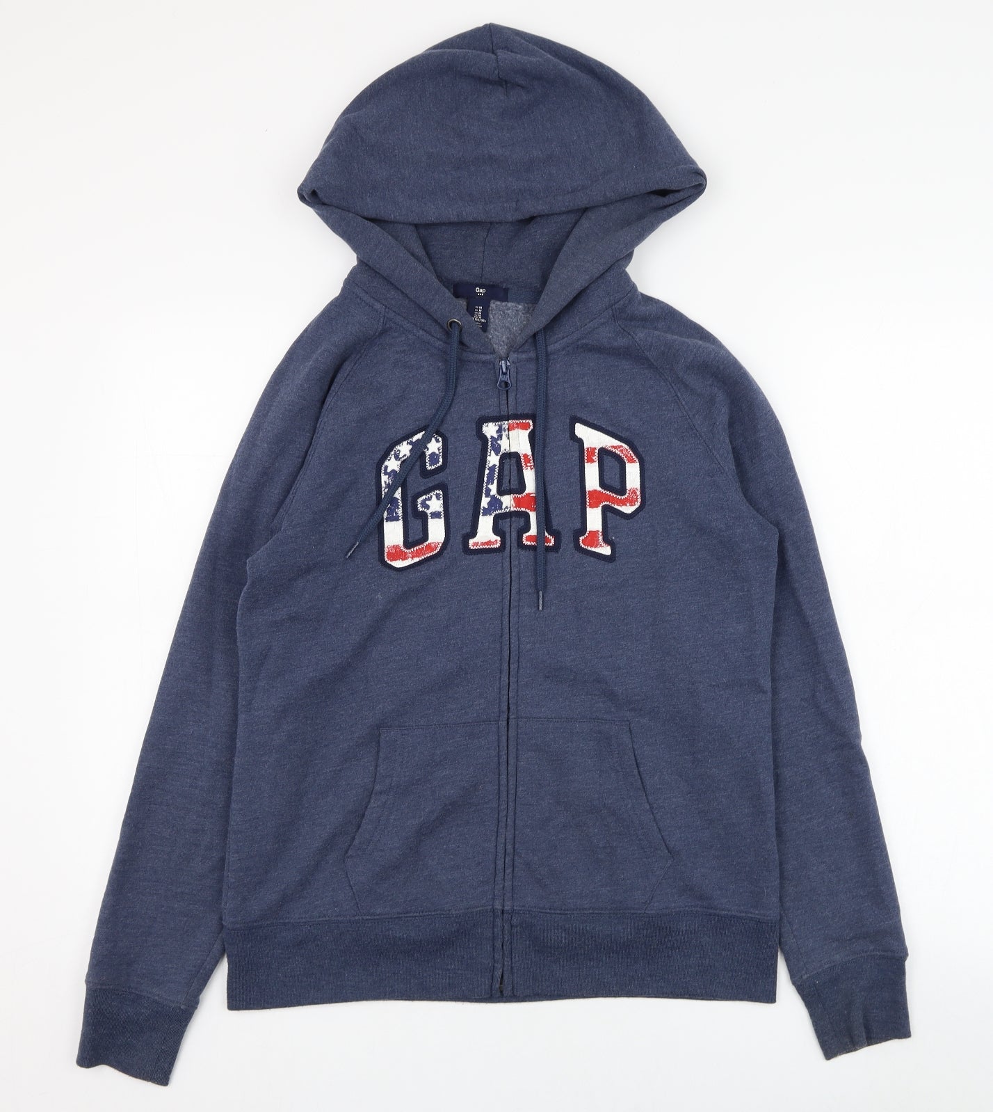Gap Mens Blue  Cotton Full Zip Hoodie Size M