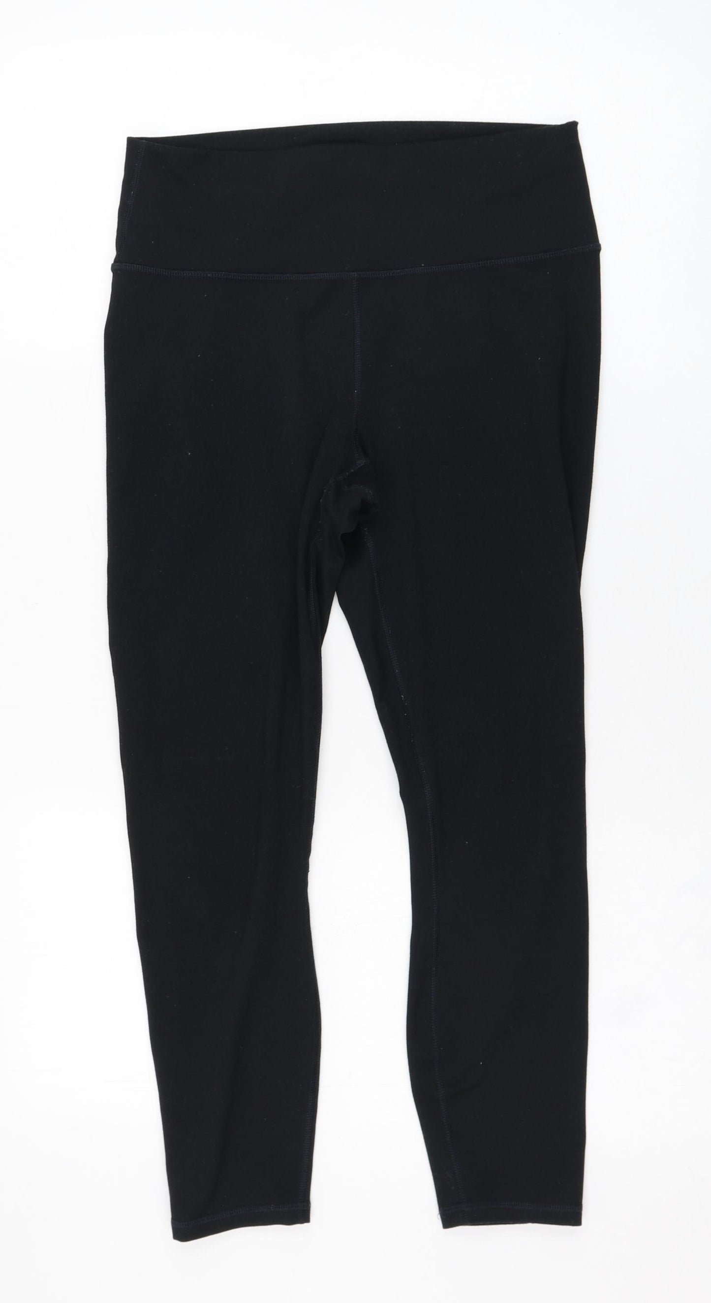 Fabletics Womens Black  Polyester Compression Leggings Size 28 in L24 in Regular Pullover