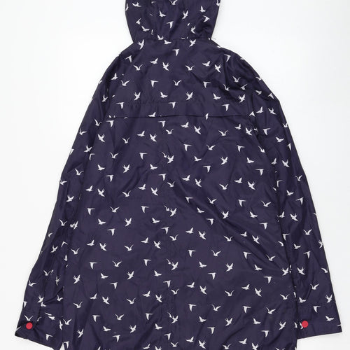 F&F Womens Blue   Rain Coat Coat Size S  Zip