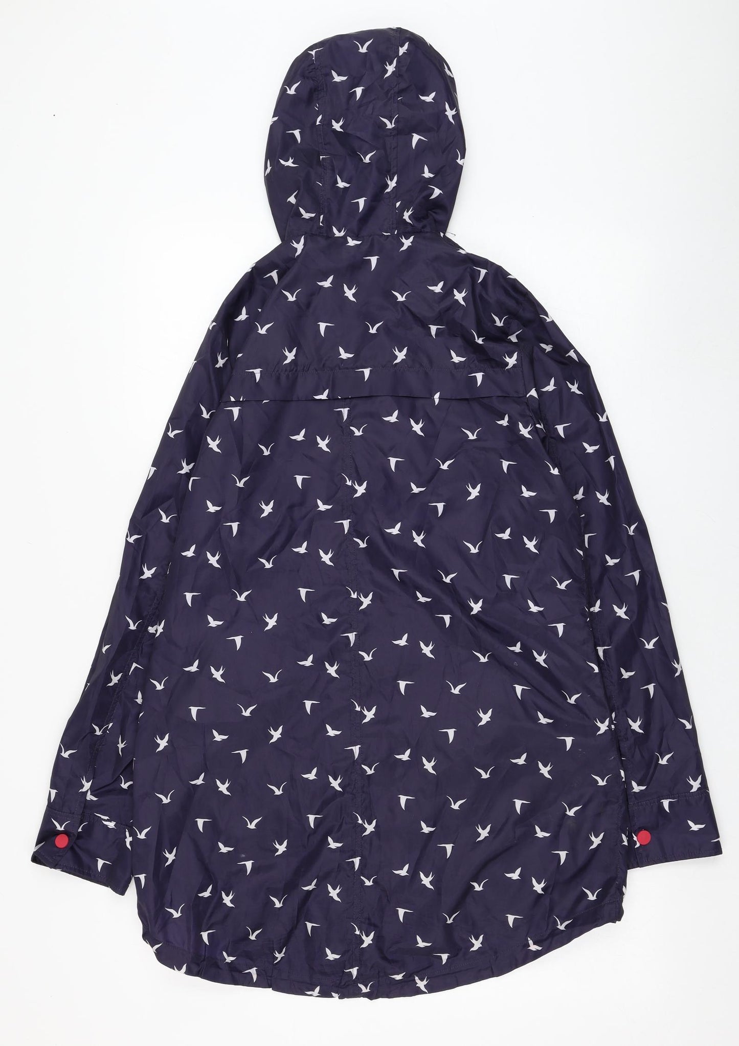 F&F Womens Blue   Rain Coat Coat Size S  Zip