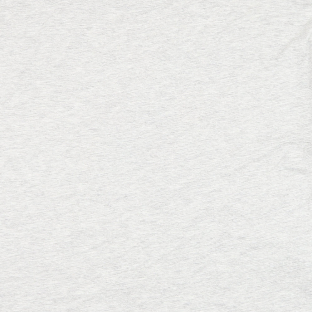 Marks and Spencer Womens Grey  Cotton Basic T-Shirt Size 16 Round Neck - Yay Sunday, Loungewear
