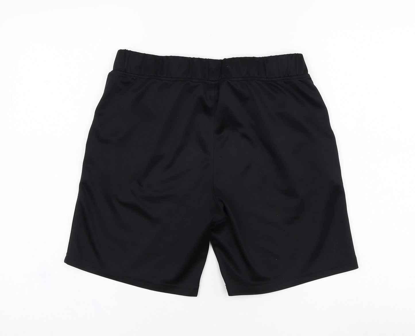 Dunnes Stores Mens Black  Polyester Sweat Shorts Size 28 in L7 in Regular